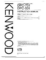 Kenwood DPC-531 Instruction Manual preview