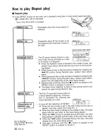 Предварительный просмотр 12 страницы Kenwood DPC-72 Instruction Manual