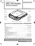 Kenwood DPC-781 Service Manual preview