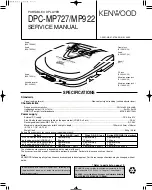 Preview for 1 page of Kenwood DPC-MP727 Service Manual