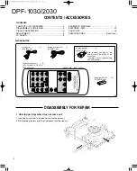 Предварительный просмотр 2 страницы Kenwood DPF-1030 Service Manual