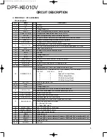 Preview for 6 page of Kenwood DPF-K6010V Service Manual