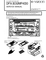 Preview for 1 page of Kenwood DPX-3030 Service Manual