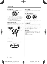 Preview for 8 page of Kenwood DPX-3070 Instruction Manual