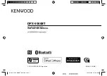 Preview for 1 page of Kenwood DPX-5000BT Instruction Manual