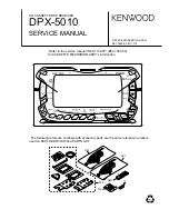 Kenwood DPX-5010 Service Manual preview