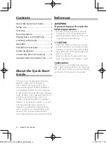 Preview for 2 page of Kenwood DPX 504 U Quick Start Manual