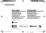 Kenwood DPX-5100BT Instruction Manual preview