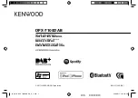 Kenwood DPX-7100DAB Instruction Manual preview