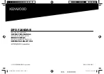 Kenwood DPX-7200DAB Instruction Manual preview