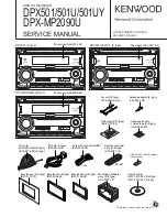 Preview for 1 page of Kenwood DPX-MP2090U Service Manual