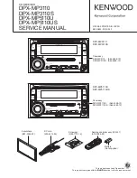 Preview for 1 page of Kenwood DPX-MP3110 Service Manual