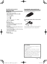 Preview for 49 page of Kenwood DPX-MP3120 Instruction Manual