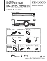 Kenwood DPX-MP3120 Service Manual предпросмотр