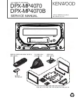 Kenwood DPX-MP4070 Service Manual preview