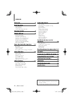 Preview for 2 page of Kenwood DPX303 - DPX 303 Radio Instruction Manual