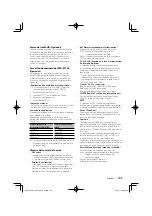 Preview for 103 page of Kenwood DPX303 - DPX 303 Radio Instruction Manual