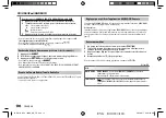 Предварительный просмотр 62 страницы Kenwood DPX303MBT Instruction Manual