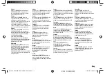 Предварительный просмотр 5 страницы Kenwood DPX306BT Instruction Manual