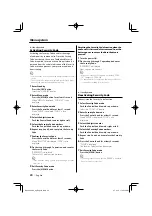 Preview for 24 page of Kenwood DPX502 - DPX 502 Radio Instruction Manual