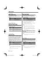 Preview for 26 page of Kenwood DPX502 - DPX 502 Radio Instruction Manual