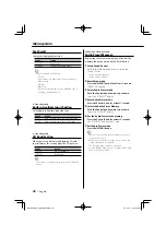 Preview for 28 page of Kenwood DPX502 - DPX 502 Radio Instruction Manual