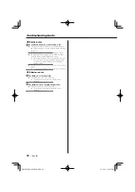 Preview for 38 page of Kenwood DPX502 - DPX 502 Radio Instruction Manual