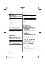 Предварительный просмотр 30 страницы Kenwood DPX502U Instruction Manual