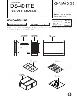 Kenwood DS-401-TE Service Manual preview