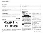 Предварительный просмотр 2 страницы Kenwood DT-7000S - Sirius Satellite Radio Tuner Instruction Manual