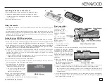 Предварительный просмотр 7 страницы Kenwood DT-7000S - Sirius Satellite Radio Tuner Instruction Manual