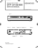 Kenwood DTF-103 Service Manual preview