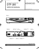 Preview for 1 page of Kenwood DTF-200 Service Manual