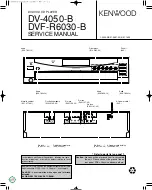 Kenwood DV-4050-B Service Manual preview