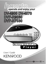 Kenwood DV-4070 User Manual preview