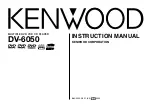 Preview for 1 page of Kenwood DV-6050 Instruction Manual