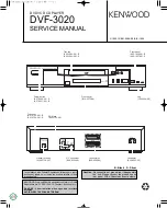 Preview for 1 page of Kenwood DVF-3020 Service Manual