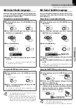 Предварительный просмотр 21 страницы Kenwood DVF-3060 Instruction Manual