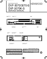 Kenwood DVF-3070/3070-S Service Manual preview