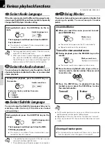 Предварительный просмотр 22 страницы Kenwood DVF-3080 Instruction Manual