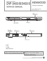 Kenwood DVF-3400-B Service Manual предпросмотр