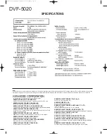 Предварительный просмотр 64 страницы Kenwood DVF-5020 Service Manual