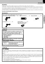 Preview for 3 page of Kenwood DVF-505 Instruction Manual