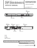 Kenwood DVF-5400-B Service Manual предпросмотр