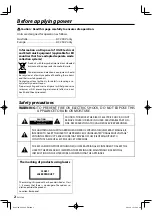 Preview for 2 page of Kenwood DVF-5500 Instruction Manual