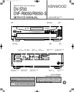 Предварительный просмотр 1 страницы Kenwood DVF-R9050 Service Manual