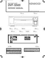 Preview for 1 page of Kenwood DVF-S500 Service Manual