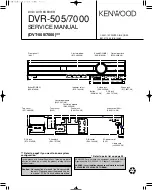 Kenwood DVR-505 Service Manual preview