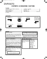 Preview for 2 page of Kenwood DVR-5070 Service Manual