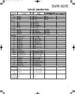 Предварительный просмотр 7 страницы Kenwood DVR-5070 Service Manual